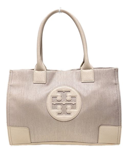 TORY BURCH（トリーバーチ）TORY BURCH (トリーバーチ) エラ トートバッグ ライトグレーの古着・服飾アイテム