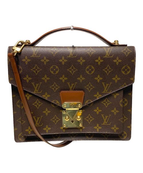 LOUIS VUITTON（ルイ ヴィトン）LOUIS VUITTON (ルイ ヴィトン) モノグラム モンソー ショルダーバッグ ブラウンの古着・服飾アイテム