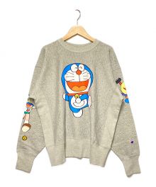 Champion×BEAMS（チャンピオン×ビームス）の古着「プリントクルーネックスウェット」｜グレー