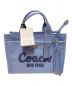 COACH（コーチ）の古着「2WAYカーゴトートバッグ」｜スカイブルー