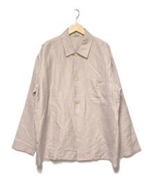 AURALEE（オーラリー）の古着「SILK LINEN DOBBY SHIRTS JACKET」｜ライトパープル