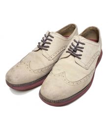 COLE HAAN（コールハーン）の古着「ウィングチップシューズ」｜ベージュ