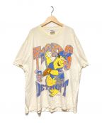 AMERICAS SPORTS TEAMアメリカススポーツチーム）の古着「90's 原始家族プリントTシャツ」｜ホワイト