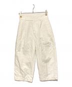 MARGARET HOWELLマーガレットハウエル）の古着「HIGH TWIST LINEN COTTON TWILL」｜ホワイト