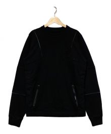 sacai（サカイ）の古着「再構築ジップポケットカットソー」｜ブラック