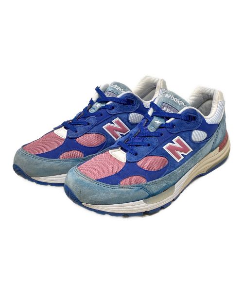 NEW BALANCE（ニューバランス）NEW BALANCE (ニューバランス) M992NT/ローカットスニーカー ブルー×ピンク サイズ:US11Dの古着・服飾アイテム