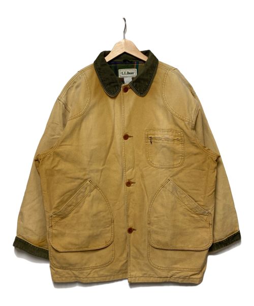 L.L.Bean（エルエルビーン）L.L.Bean (エルエルビーン) 70-80's ダック地カバーオール ベージュ サイズ:実寸参照の古着・服飾アイテム