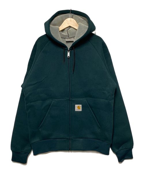 CarHartt（カーハート）CarHartt (カーハート) CARLUX HOODED JACKET / ジップパーカー グリーン サイズ:Mの古着・服飾アイテム