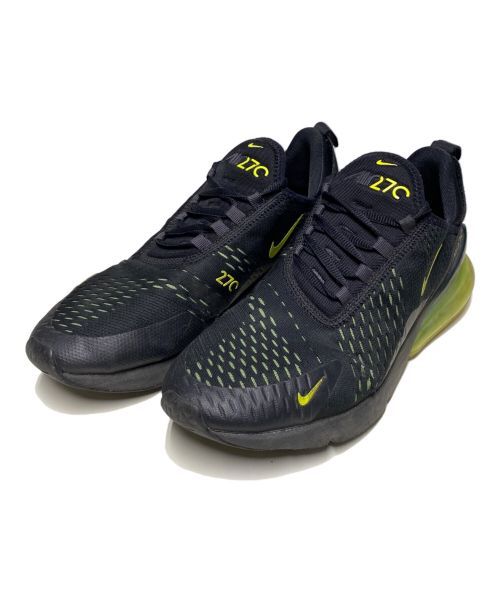 NIKE（ナイキ）NIKE (ナイキ) AIR MAX 270 ブラック×イエロー サイズ:US9の古着・服飾アイテム