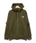 THE NORTH FACE（ザ ノース フェイス）の古着「スクエアロゴフルジップ」｜カーキ