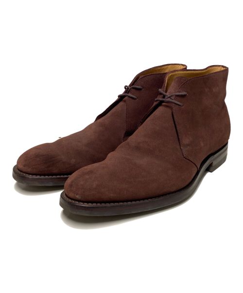 Crockett & Jones（クロケット＆ジョーンズ）Crockett & Jones (クロケット＆ジョーンズ) PAUL SMITH (ポールスミス) スエードチャッカブーツ ブラウン サイズ:9Eの古着・服飾アイテム