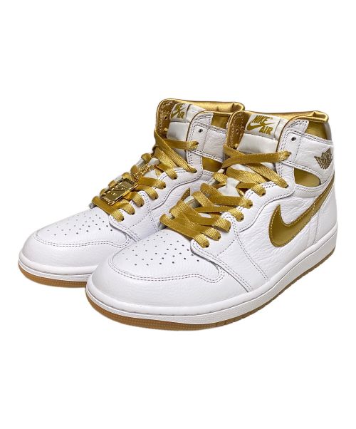 NIKE（ナイキ）NIKE (ナイキ) WMNS AIR JORDAN 1 RETRO HIGH OG ホワイト サイズ:US9の古着・服飾アイテム