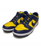 NIKEナイキ）の古着「DUNK LOW RETRO」｜イエロー×ネイビー