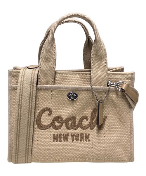 COACH（コーチ）COACH (コーチ) カーゴトート26 ベージュの古着・服飾アイテム