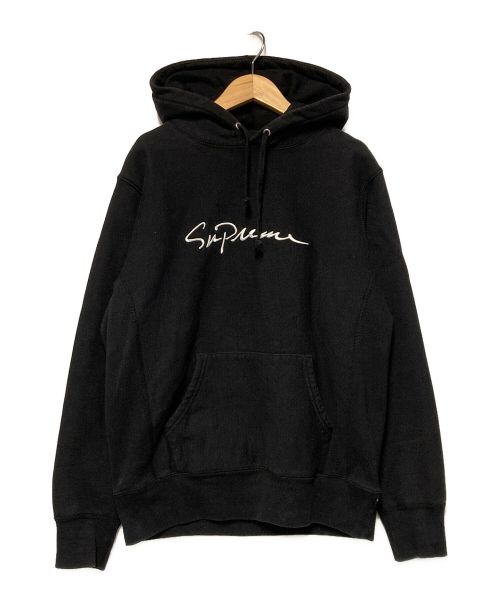 SUPREME（シュプリーム）SUPREME (シュプリーム) 18AW CLASSIC SCRIPT HOODED SWEATSHIRT / スクリプトロゴプルオーバーパーカー ブラック サイズ:Sの古着・服飾アイテム