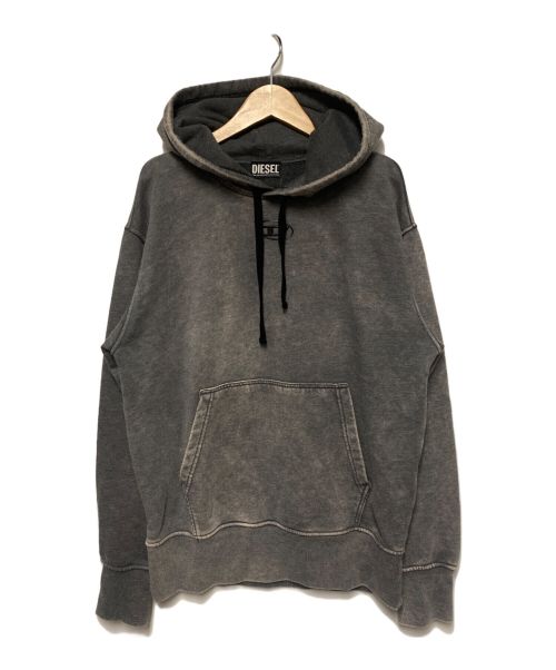 DIESEL（ディーゼル）DIESEL (ディーゼル) S-MACS-HOOD / プルオーバーパーカー グレー サイズ:XSの古着・服飾アイテム