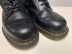 中古・古着 Dr.Martens (ドクターマーチン) 8ホールレザーブーツ ブラック サイズ:UK6：6000円