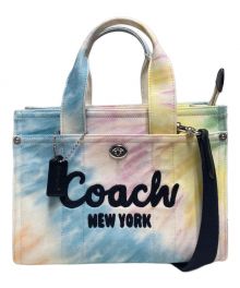 COACH（コーチ）の古着「レインボータイダイカーゴトート」｜マルチカラー