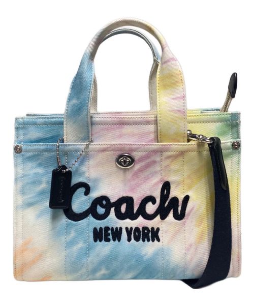 COACH（コーチ）COACH (コーチ) レインボータイダイカーゴトート マルチカラーの古着・服飾アイテム