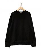 handvaerkハンドバーク）の古着「FLEX CREW NECK L/S SWEATSHIRT / クルーネックスウェット」｜ブラック