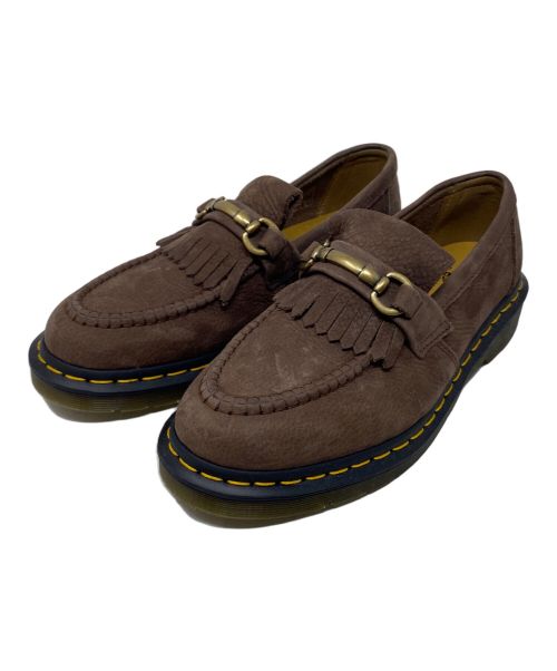 Dr.Martens（ドクターマーチン）Dr.Martens (ドクターマーチン) フリンジビットローファー ブラウン サイズ:UK7の古着・服飾アイテム