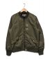 A BATHING APE（アベイシングエイプ）の古着「MA-1ジャケット」｜カーキ