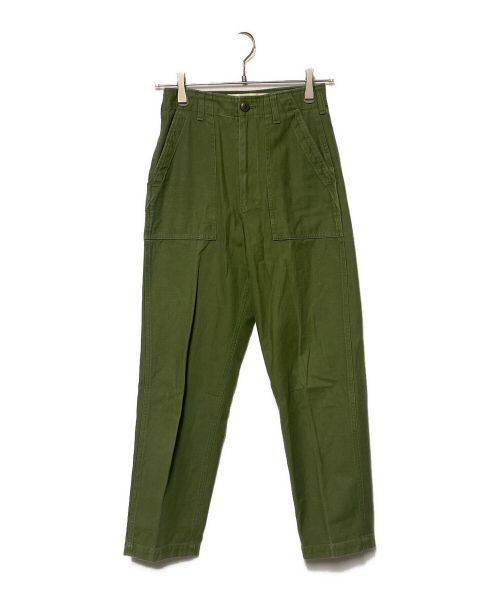 THE SHINZONE（ザ シンゾーン）THE SHINZONE (ザ シンゾーン) BAKER PANTS / コットンベイカーパンツ グリーン サイズ:32の古着・服飾アイテム