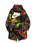 NIKE (ナイキ) NSW AOP PARKA / フーデッドナイロンコート ブラック×マルチカラー サイズ:S：14000円