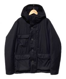 WOOLRICH（ウールリッチ）の古着「シルク混ウールダウンジャケット」｜ネイビー