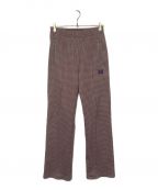 Needlesニードルズ）の古着「TRACK PANT POLY JQ / 総柄トラックパンツ」｜レッド