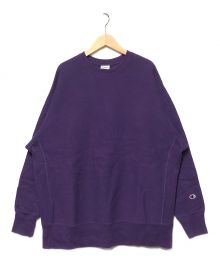 Champion REVERSE WEAVE×BEAMS×MIN-NANO（チャンピオン リバース ウィーブ×ビームス×ミンナノ）の古着「クルーネックスウェット」｜パープル