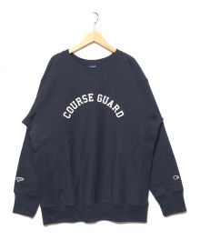 Champion REVERSE WEAVE×BEAMS GOLF（チャンピオン リバース ウィーブ×ビームスゴルフ）の古着「24AW CGロゴクルーネックスウェット」｜ネイビー