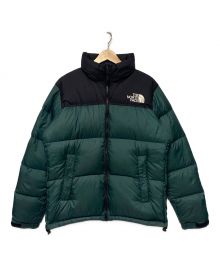 THE NORTH FACE（ザ ノース フェイス）の古着「ヌプシダウンジャケット」｜グリーン×ブラック