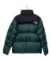 THE NORTH FACE (ザ ノース フェイス) ヌプシダウンジャケット グリーン×ブラック サイズ:L：15000円