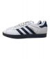 adidas (アディダス) GAZELLE / ローカットスニーカー ホワイト×ブラック サイズ:US8.5：10000円