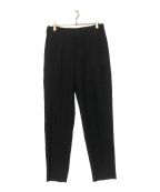 YOHJI YAMAMOTOヨウジヤマモト）の古着「SUITS GABARDINE 2 TUCK PANTS / 2タックスラックスパンツ」｜ブラック