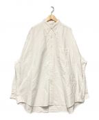 Graphpaperグラフペーパー）の古着「Oxford Oversized B.D Shirt / オックスフォードオーバーサイズボタンダウンシャツ」｜ホワイト