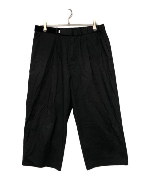 Graphpaper（グラフペーパー）Graphpaper (グラフペーパー) Stretch Typewriter Wide Chef Pants / ワイドシェフパンツ ブラック サイズ:Fの古着・服飾アイテム