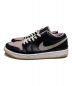 NIKE (ナイキ) AIR JORDAN 1 LOW SE / ローカットスニーカー ブラック×パープル サイズ:US9.5：7000円