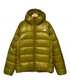 THE NORTH FACEザ ノース フェイス）の古着「Alpine Nuptse Hoodie / ダウンジャケット」｜黄緑