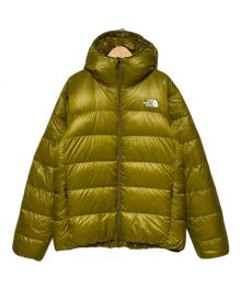 THE NORTH FACE（ザ ノース フェイス）の古着「Alpine Nuptse Hoodie / ダウンジャケット」｜黄緑