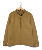 BURBERRYバーバリー）の古着「カシミヤブレンドウールジャケット」｜ベージュ