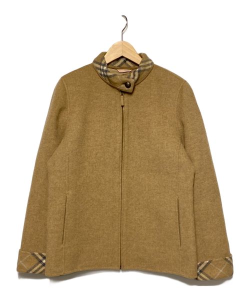 BURBERRY（バーバリー）BURBERRY (バーバリー) カシミヤブレンドウールジャケット ベージュ サイズ:9の古着・服飾アイテム