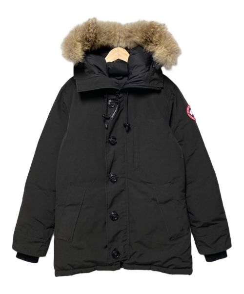 CANADA GOOSE（カナダグース）CANADA GOOSE (カナダグース) CHATEAU PARKA FF / コヨーテファーダウンジャケット ブラック サイズ:Mの古着・服飾アイテム