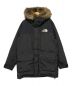 THE NORTH FACE（ザ ノース フェイス）の古着「MOUNTAIN DOWN COAT / フェイクファーダウンコート」｜ブラック