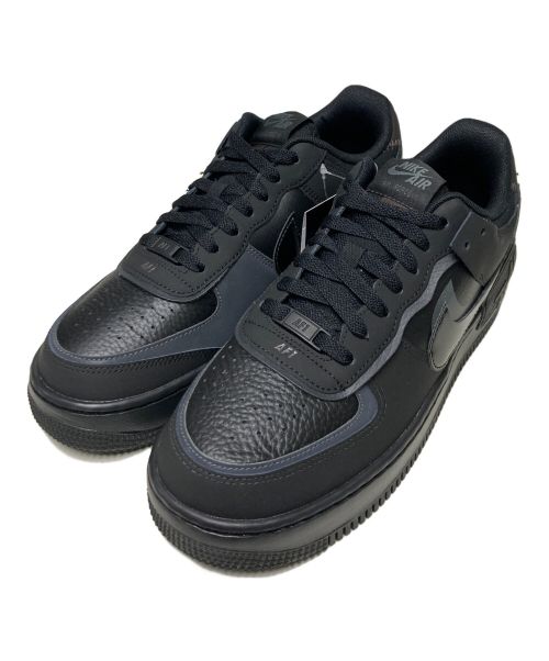 NIKE（ナイキ）NIKE (ナイキ) AIR FORCE 1 SHADOW BLACK ブラック サイズ:US9 未使用品の古着・服飾アイテム