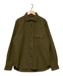 NIGEL CABOURN（ナイジェルケーボン）の古着「MODIFIED CPO SHIRT / ウールシャツ」｜カーキ