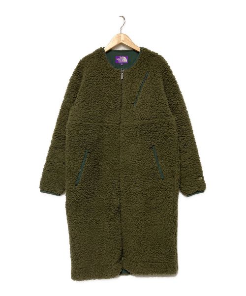 THE NORTHFACE PURPLELABEL（ザ・ノースフェイス パープルレーベル）THE NORTHFACE PURPLELABEL (ザ・ノースフェイス パープルレーベル) Wool Boa Fleece Field Long Coat カーキ サイズ:WSの古着・服飾アイテム