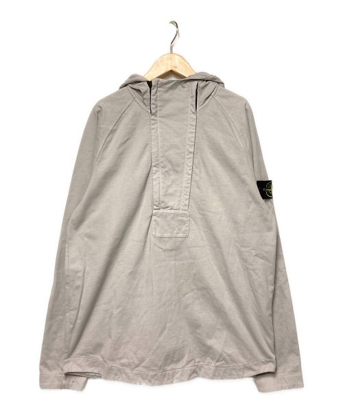 STONE ISLAND（ストーンアイランド）STONE ISLAND (ストーンアイランド) ハーフジップパーカー グレー サイズ:Mの古着・服飾アイテム