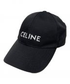 CELINEセリーヌ）の古着「ベースボールキャップ」｜ブラック